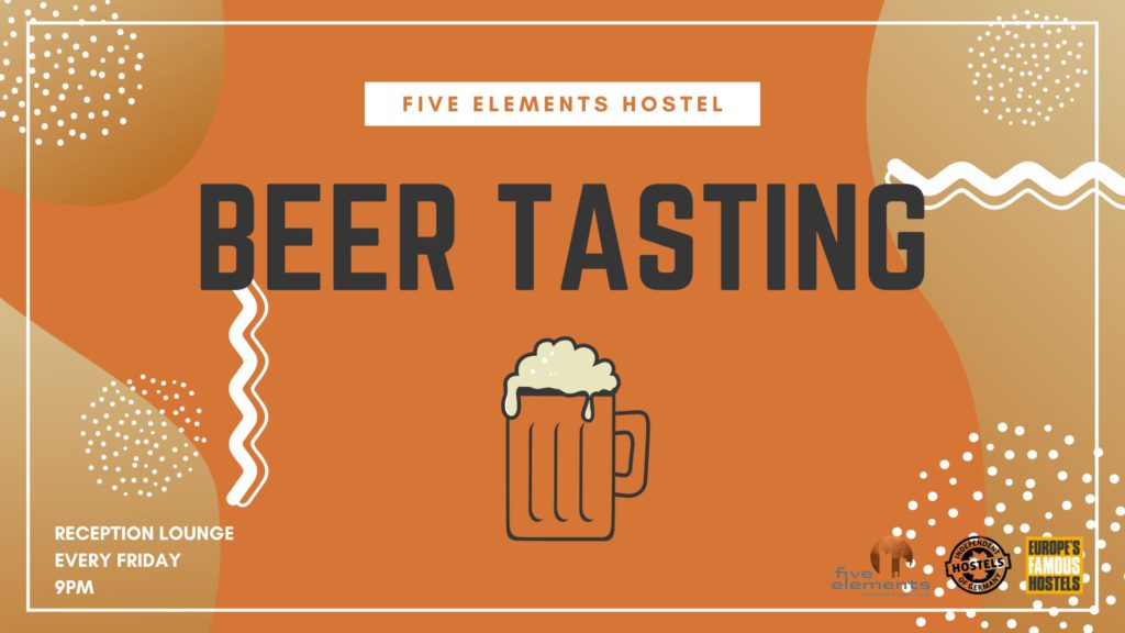 *OPEN TO GUESTS OF FIVE ELEMENTS HOSTEL ONLY*
Every Friday night, meet us in the reception lounge and try up to 24 German beers - for free! Mingle with other hostel guests, [...]